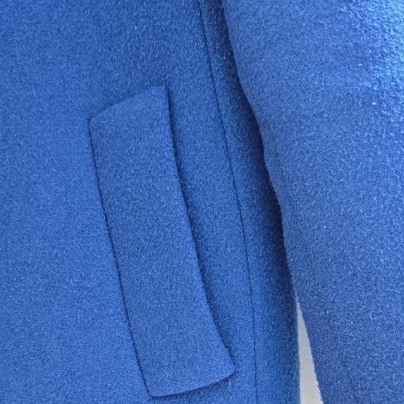 Women's Blue Coat - Picture 5 of 7